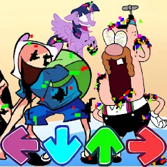 Взломанная Finn Digital Darkness Battle (Финн Пибби  Рэп Батл)  [МОД Бесконечные деньги] - стабильная версия apk на Андроид