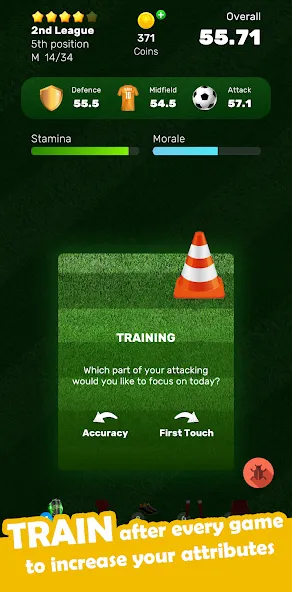 Football Career Soccer Legend  [МОД Меню] Screenshot 2