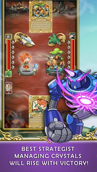 Crystal Soul - TCG Card Battle  [МОД Бесконечные деньги] Screenshot 3