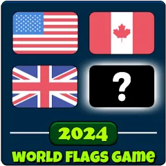 Скачать взлом World Flags Quiz Game (Ворлд Флагс Квиз Гейм)  [МОД Много монет] - стабильная версия apk на Андроид