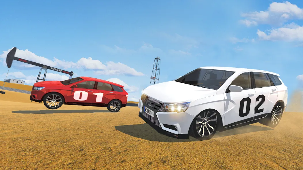 Russian Cars: VestaSW  [МОД Много денег] Screenshot 5
