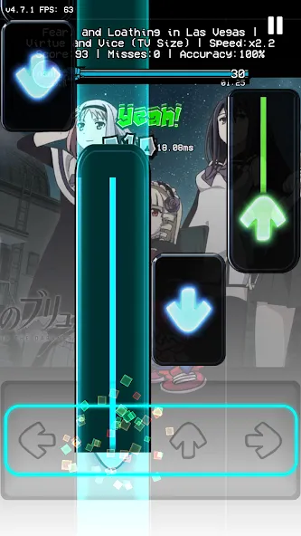 OsuAnime Bling Bang Bang Born (Уии Фанкин Етелед ФНФ Мод)  [МОД Menu] Screenshot 5