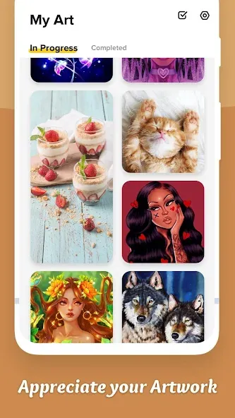 Coloring Game: Paint by Number  [МОД Меню] Screenshot 5