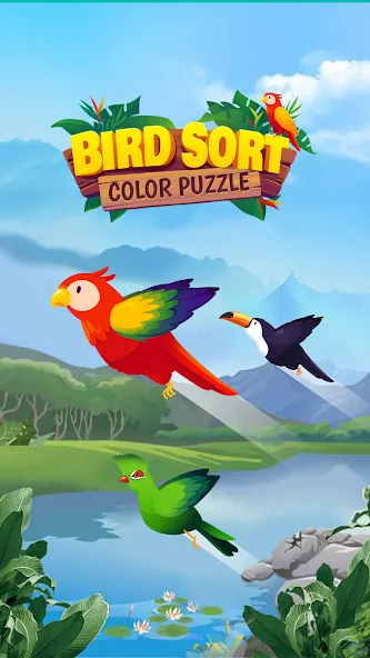 Bird Sort - Color Puzzle  [МОД Unlimited Money] Screenshot 5
