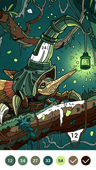 Casual Color - Color by Number  [МОД Много монет] Screenshot 4