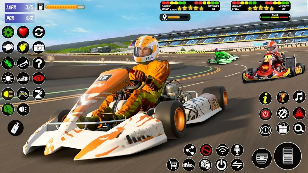 Buggy Race: Kart Racing Games  [МОД Бесконечные монеты] Screenshot 1