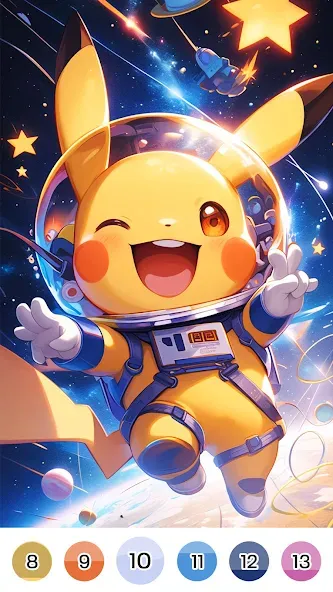 Color Fan - Color By Number (Цветной веер)  [МОД Много денег] Screenshot 5