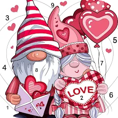 Взлом Love, Heart Coloring Book  [МОД Много монет] - полная версия apk на Андроид