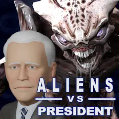 Взломанная Aliens vs President (Элиены против Президента)  [МОД Много денег] - последняя версия apk на Андроид