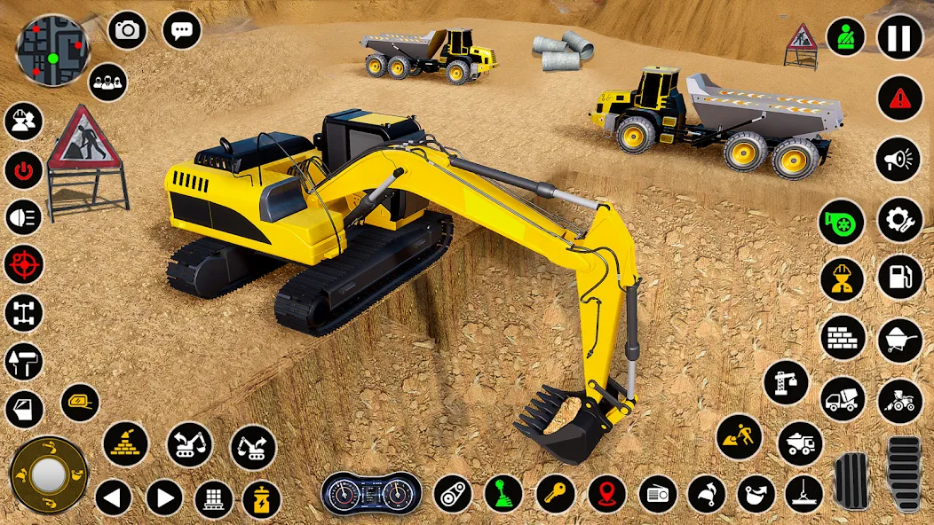 Construction Dump Truck Game (Конструкционный симулятор самосвала)  [МОД Бесконечные монеты] Screenshot 1