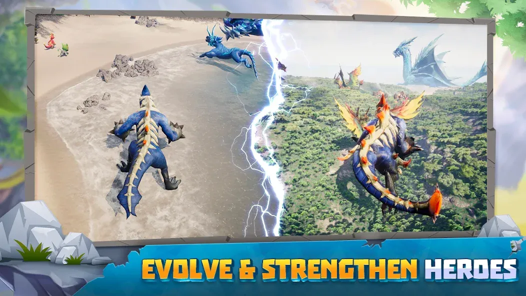 Summon Dragons (Саммон Драгонс)  [МОД Много денег] Screenshot 1