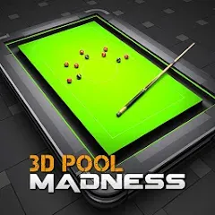 Взломанная 3D Pool Madness (Пул Безумие)  [МОД Все открыто] - последняя версия apk на Андроид