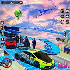 Взлом Rampa Car Game: GT Car stunts (Мега Рэмпс)  [МОД Много монет] - последняя версия apk на Андроид