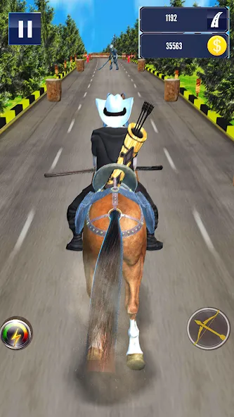 Cowboy Horse Run  [МОД Много монет] Screenshot 2