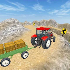 Скачать взломанную Tractor Driver 3D Farming Sim (Тракторист 3D Симулятор Фермерства)  [МОД Бесконечные монеты] - полная версия apk на Андроид