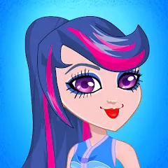 Взломанная Pony College Student Dress Up (Пони Студент Колледжа Одеваются)  [МОД Unlimited Money] - последняя версия apk на Андроид