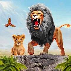 Скачать взломанную Ultimate Lion Simulator Game (Лайон Симулятор)  [МОД Mega Pack] - последняя версия apk на Андроид