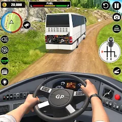 Скачать взломанную Offroad Bus Simulator Bus Game (Оффроуд Автобус Симулятор Игра)  [МОД Mega Pack] - последняя версия apk на Андроид