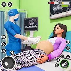 Взломанная Pregnant Mom Simulator Games  [МОД Меню] - последняя версия apk на Андроид