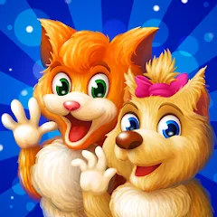 Скачать взлом Cat & Dog Story Adventure Game  [МОД Меню] - полная версия apk на Андроид