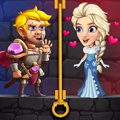 Взломанная Mr. Knight: Pin Puzzles  [МОД Mega Pack] - стабильная версия apk на Андроид