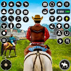 Скачать взломанную Horse Riding Rivals Horse Race (ХорсРайдинг Ривалс Лошадиные скачки)  [МОД Много денег] - стабильная версия apk на Андроид
