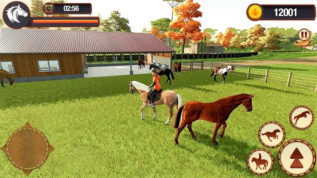 My Horse Herd Care Simulator (Мой симулятор ухода за стадом лошадей)  [МОД Много монет] Screenshot 1