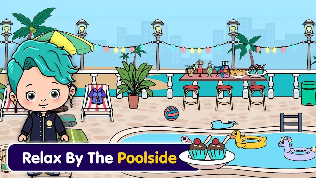 Tizi Town - My Hotel Games  [МОД Menu] Screenshot 4