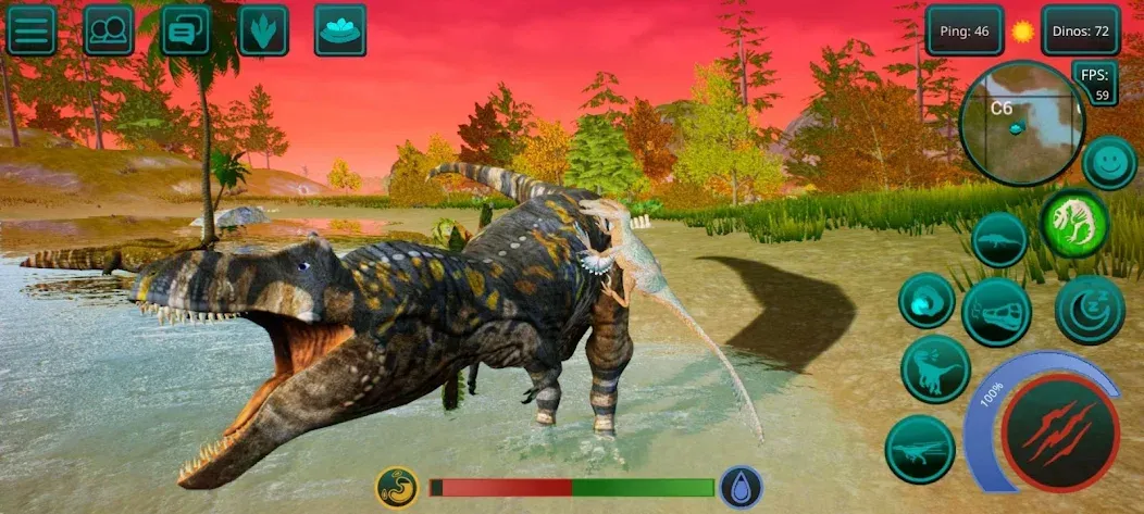The Cursed Dinosaur Isle: Game  [МОД Все открыто] Screenshot 1