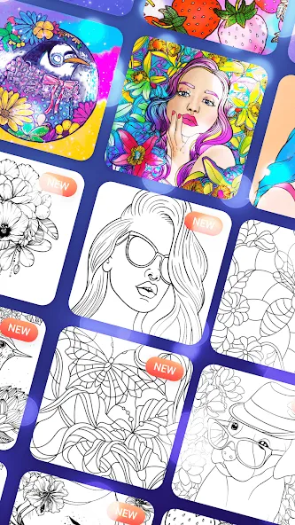 Magic Paint: Color by number (Магик Пейнт)  [МОД Много денег] Screenshot 3