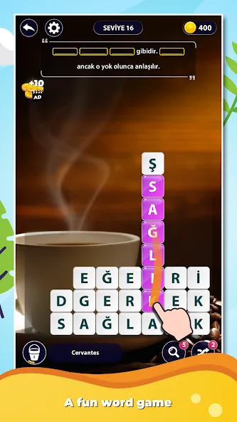 Word Surf: Inspire (Ворд Серф)  [МОД Бесконечные монеты] Screenshot 3
