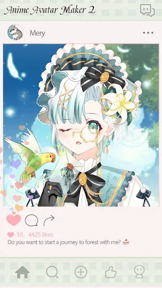 Anime Avatar Maker 2 (Аниме Аватар Мейкер 2)  [МОД Бесконечные деньги] Screenshot 2