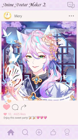 Anime Avatar Maker 2 (Аниме Аватар Мейкер 2)  [МОД Бесконечные деньги] Screenshot 5