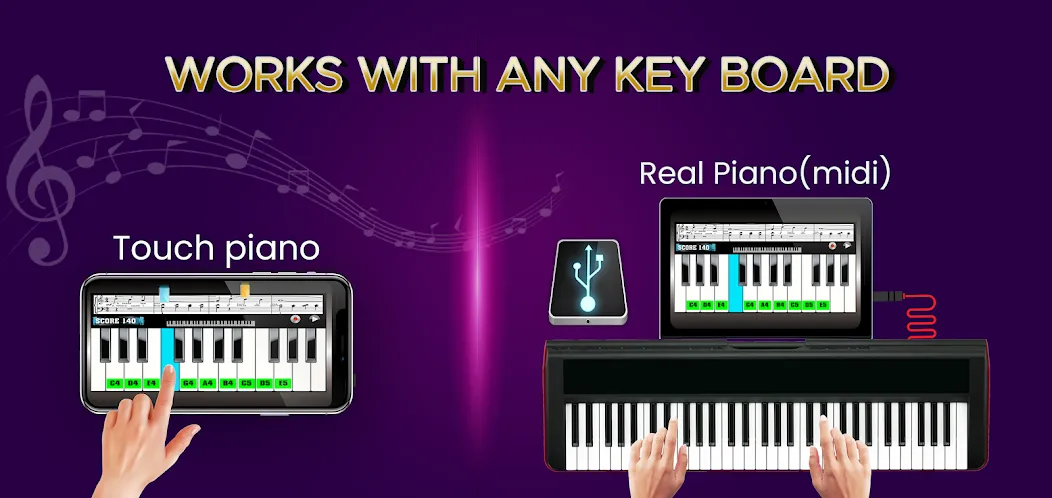 Real Piano Teacher  [МОД Все открыто] Screenshot 5