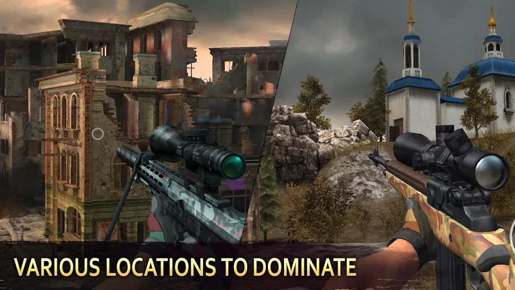 Sniper Arena: PvP Army Shooter  [МОД Много денег] Screenshot 3