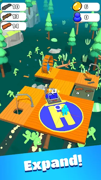 Zombie Raft (Зомби Рафт)  [МОД Меню] Screenshot 5