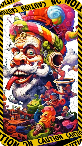 Dark Fantasy Coloring Games  [МОД Много монет] Screenshot 3