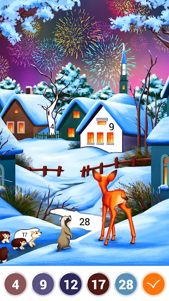 Art Coloring - Color by Number  [МОД Бесконечные деньги] Screenshot 2