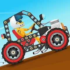 Взломанная Car Builder & Racing for Kids  [МОД Бесконечные монеты] - последняя версия apk на Андроид