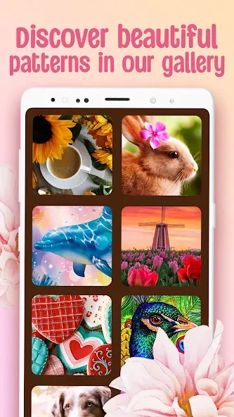Cross-Stitch: Coloring Book (Кросс)  [МОД Все открыто] Screenshot 4