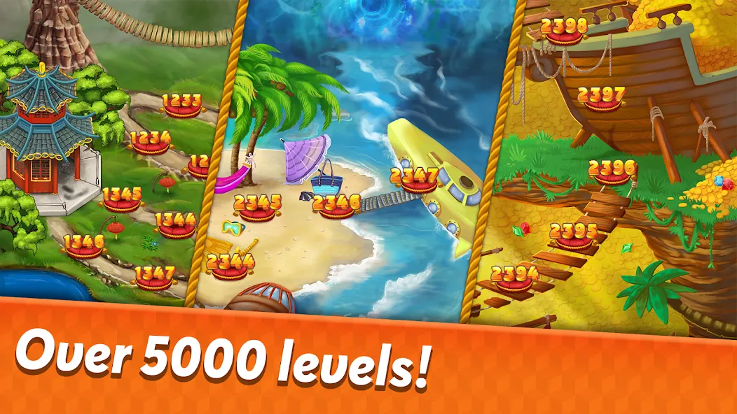 Indy Cat 2: Match 3 game  [МОД Unlocked] Screenshot 5