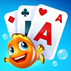 Взлом Fishdom Solitaire (Фишдом Солитер)  [МОД Бесконечные деньги] - полная версия apk на Андроид