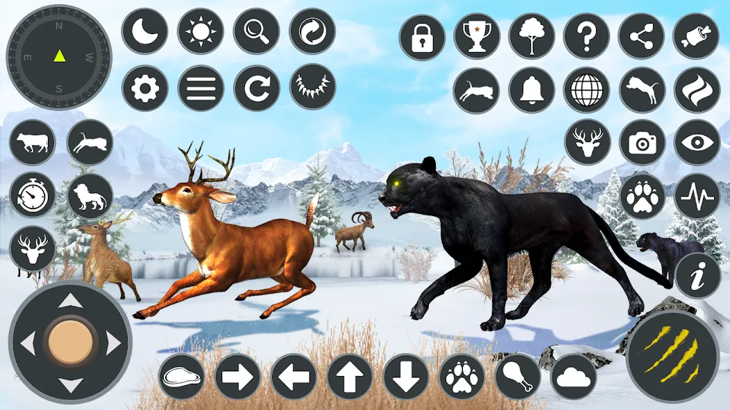 Wild Black Panther Games  [МОД Menu] Screenshot 1