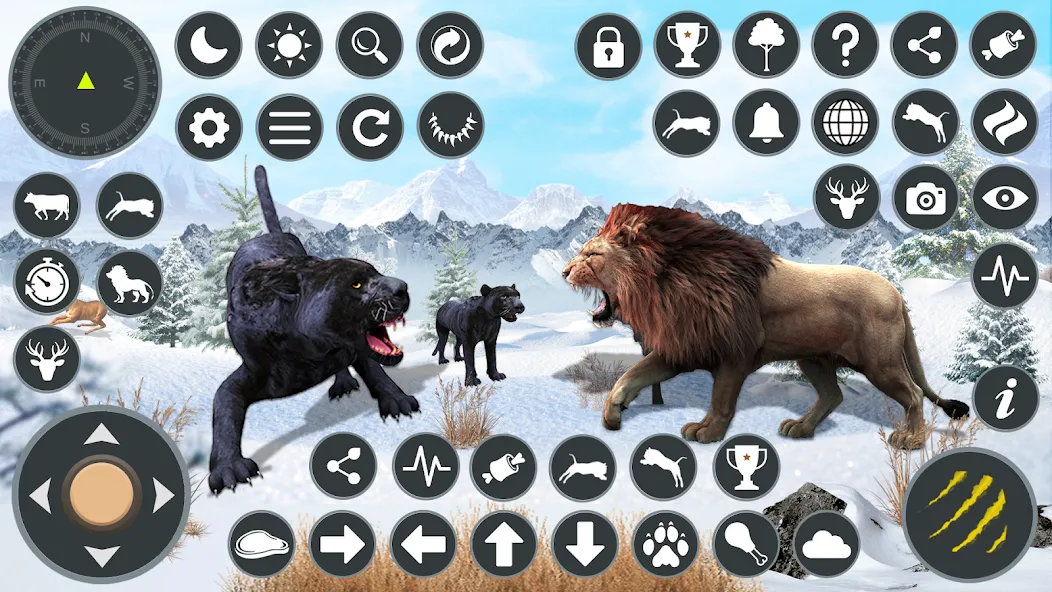 Wild Black Panther Games  [МОД Menu] Screenshot 2
