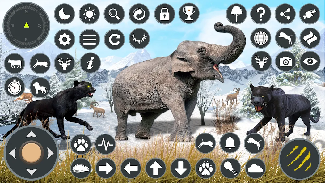 Wild Black Panther Games  [МОД Menu] Screenshot 3