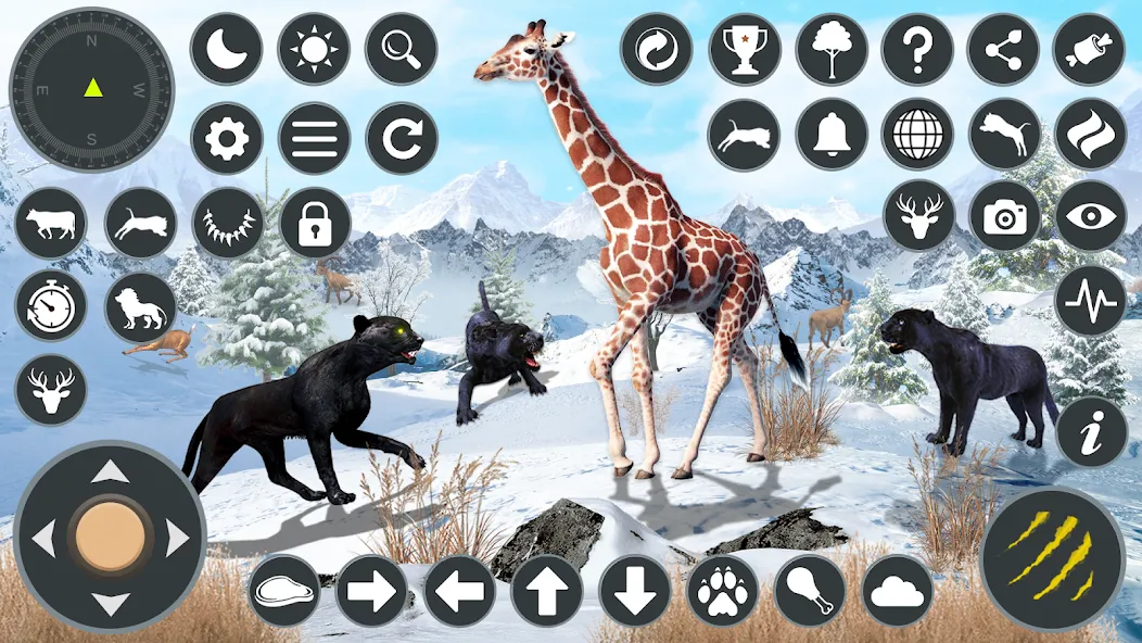 Wild Black Panther Games  [МОД Menu] Screenshot 4