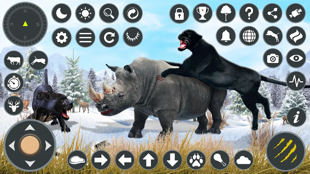 Wild Black Panther Games  [МОД Menu] Screenshot 5