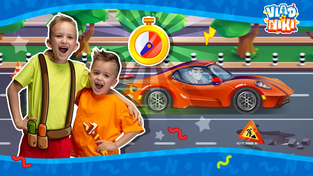 Vlad and Niki: Car Service  [МОД Unlimited Money] Screenshot 4