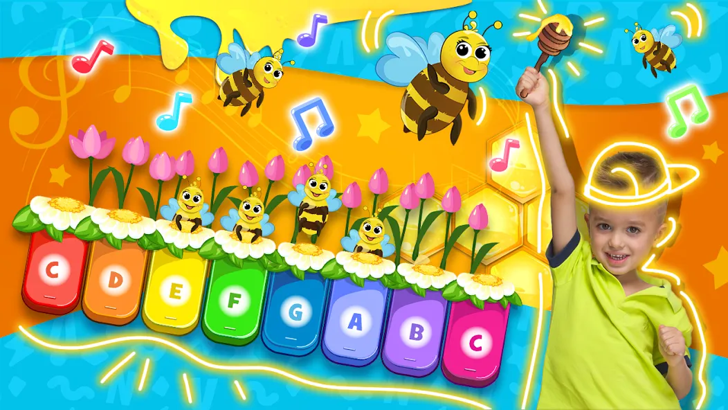Vlad and Niki: Kids Piano  [МОД Меню] Screenshot 1
