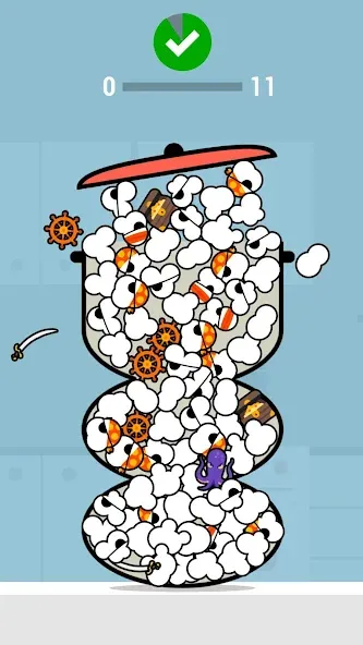 Popcorn Chef (Попкорн Шеф)  [МОД Много монет] Screenshot 3